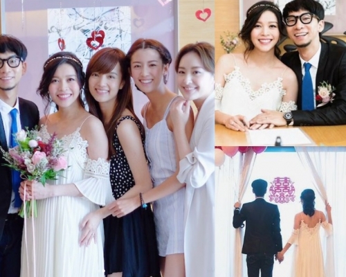 怀孕7个月的Winki已成为人妻喇！