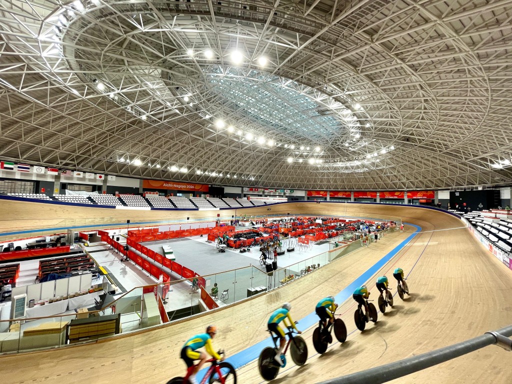 伊豆單車館曾辧過多項大賽，包括2021東京奧運。徐嘉華攝