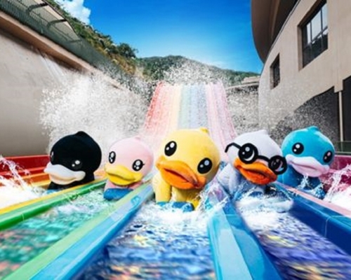 搞鬼調皮的B.Duck和一班友好，將會在12月18日游到海洋公園水上樂園。