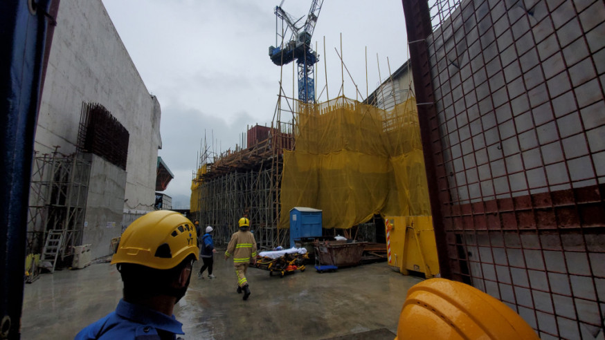 勞工處完成巡「精進建築」地盤,發出63張改善通知書及作出21宗檢控。資料圖片