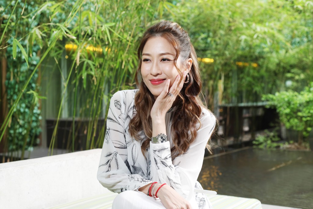 陳敏之笑言以為自己很chill，想不到一教兒子功課竟然 「惡人」上身。（攝：鄺志良）