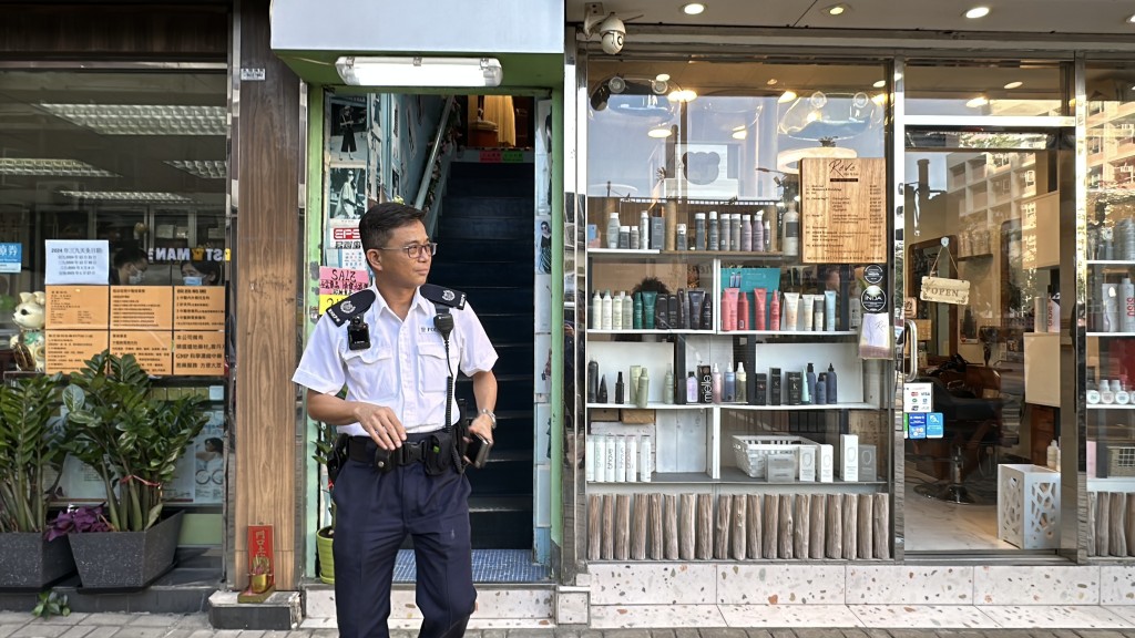 警方在場調查。劉漢權攝