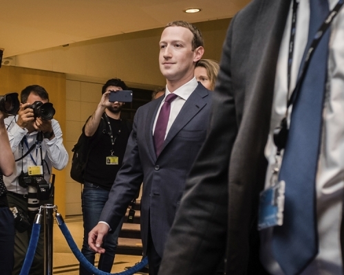 facebook行政總裁朱克伯格。AP