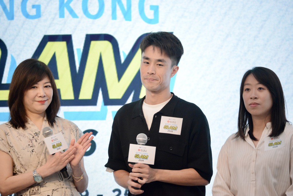 香港匹克球一哥王康杰（中）将会出场出击。杨功煜摄