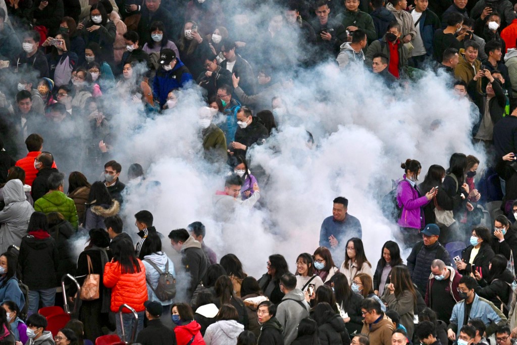 啟德測試賽模擬有突發事件。蘇正謙攝 啟德測試賽模擬有突發事件。蘇正謙攝