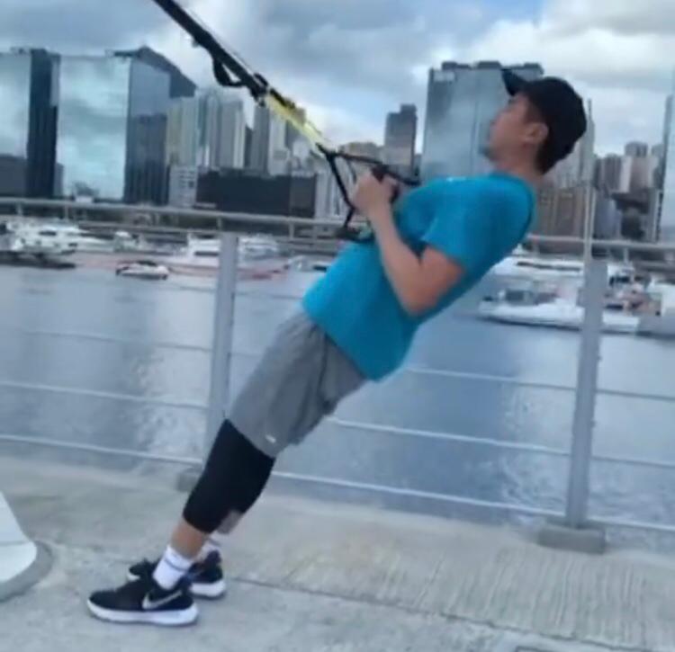 再做TRX懸吊訓練……