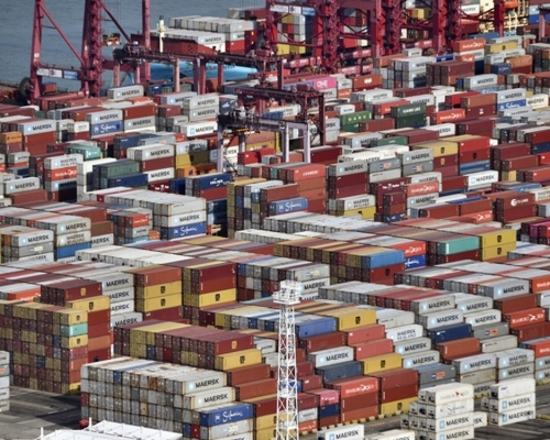 本港10月出口貨量按年升21.4%。資料圖片