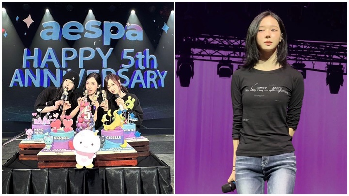 aespa 5周年泰国巡唱四缺一   Winter感冒入院未能出席  粉丝狂轰密集行程累坏偶像