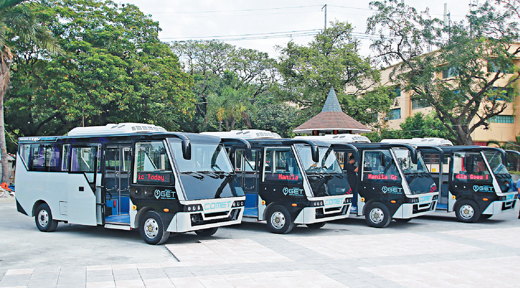 ■70輛純電動小巴COMET已在馬尼拉及宿霧運行。