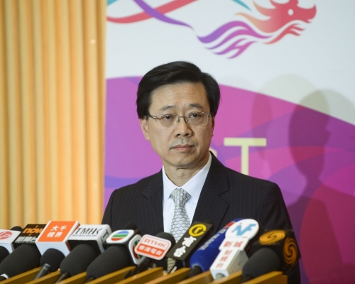 李家超強調絕對有信心無人因為政治罪行被移交。資料圖片