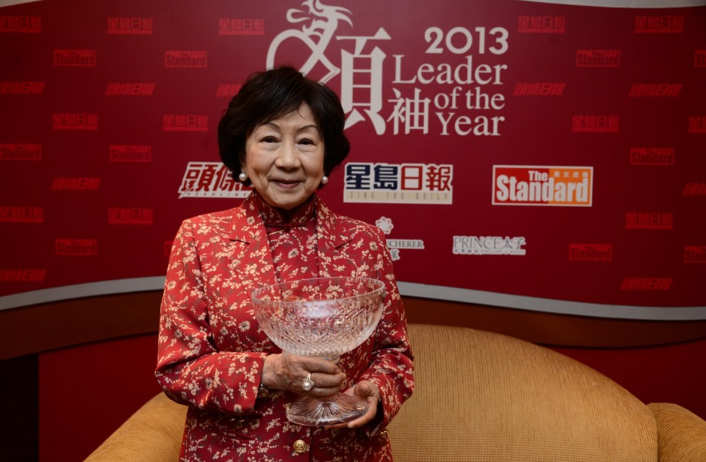 陸趙鈞鴻當選星島新聞集團「2013年傑出領袖 (教育/科研組)」。資料圖片