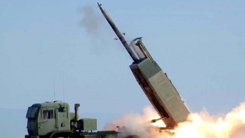 M142 高機動火箭炮系統（HIMAS）。網圖
