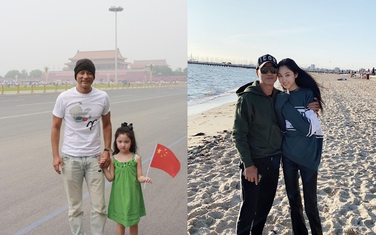 由小到大,任達華陪著女兒長大,Ella以此祝賀爸爸生日。