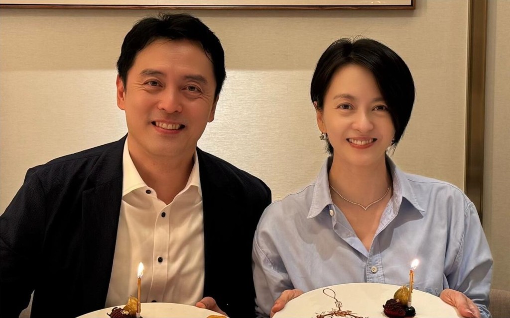 梁詠琪的孖生弟弟外表好似年輕時的鍾鎮濤。 梁詠琪的孖生弟弟外表好似年輕時的鍾鎮濤。
