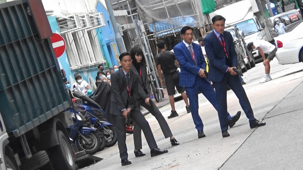 黃浩然及李璨琛剛拍完《黑金風暴》。