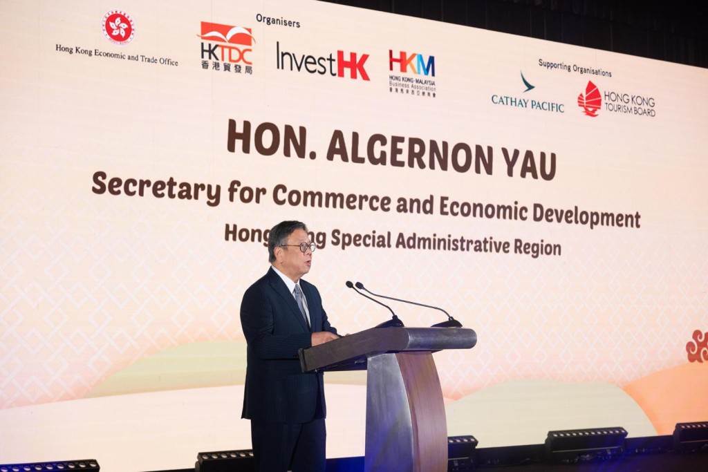 丘應樺上月出席香港駐吉隆坡經貿辦舉辦的新春晚宴並致辭。政府新聞處圖片 丘應樺上月出席香港駐吉隆坡經貿辦舉辦的新春晚宴並致辭。政府新聞處圖片