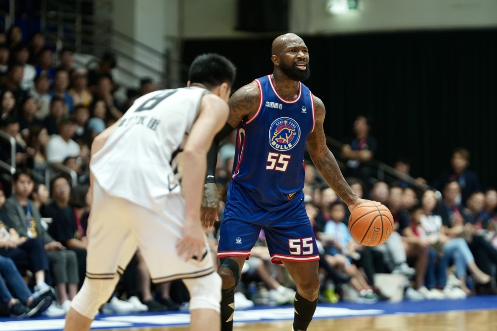 NBL季后赛总决赛Game4，香港金牛主场迎战安徽文⼀。 刘骏轩摄