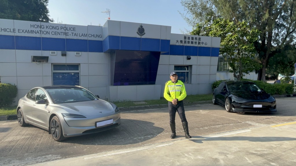 新界北總區交通部執行及管制組特遣隊主管高級督察張展鴻。 新界北總區交通部執行及管制組特遣隊主管高級督察張展鴻。