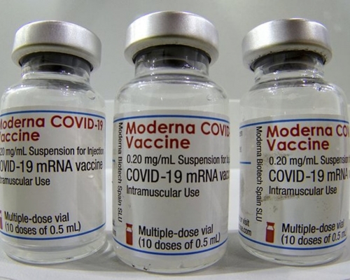 莫德納證實再售台3500萬劑疫苗。AP資料圖片