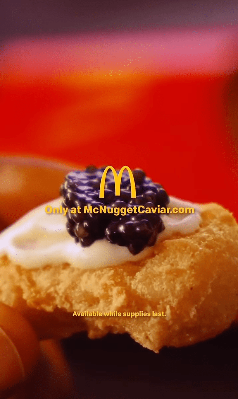 「麥樂雞魚子醬」套餐甫開賣即掀起瘋搶。