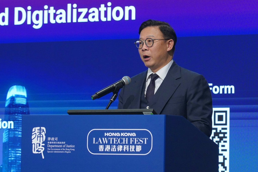 律政司副司長張國鈞。 律政司副司長張國鈞。