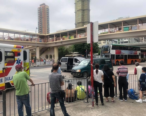 2車相撞。網民Cheung Wai Lok圖片