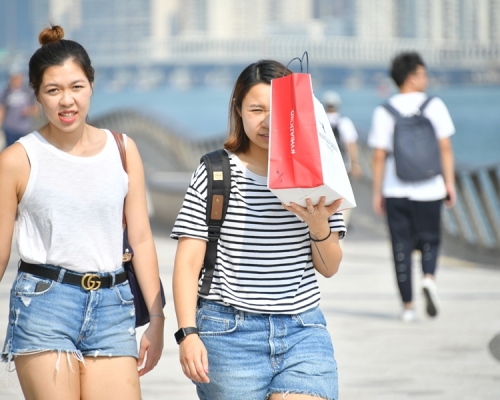 天文台預料本港地區今日部分時間有陽光。資料圖片