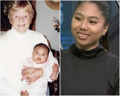 祖母德克斯特拉（左）留下10億美元遺產予艾瑞卡（右）。網圖