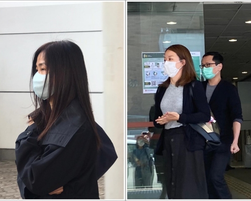 被告黃綺芳(左圖)，陳耀智及 巫佩雯(右圖) 。徐世文攝