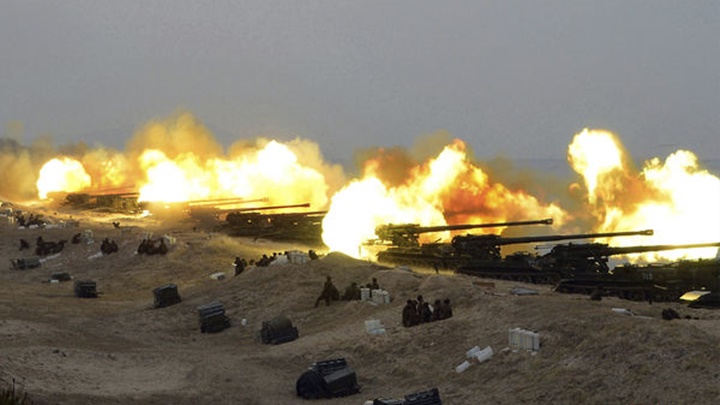 北韓否認曾向俄羅斯提供武器彈藥。AP資料圖片