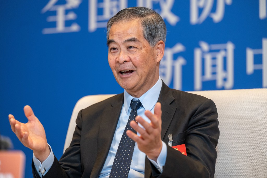 梁振英相信，無論外圍有何變化，香港只要咬住「十五五」規劃的目標方向，就能實現。