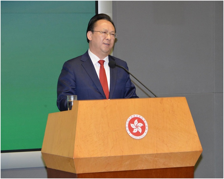 譚鐵牛致辭時表示 ,深信創科為香港發展增添新動力。