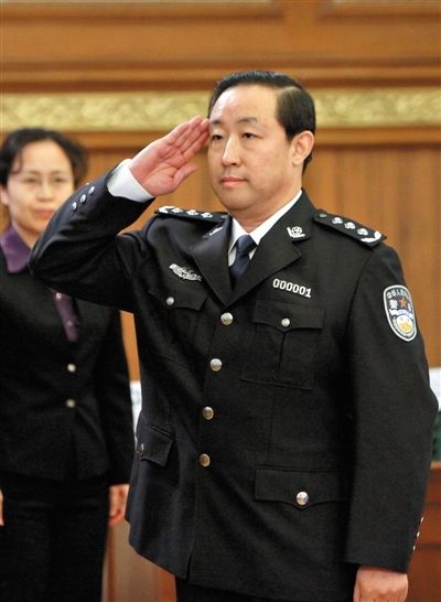任職北市公安局長時的傅政華。