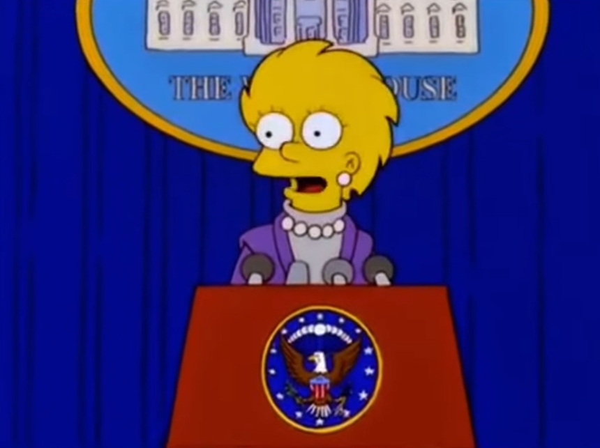 阿森一族2000 年〈Bart to the Furtue〉預言賀錦麗當總統？
