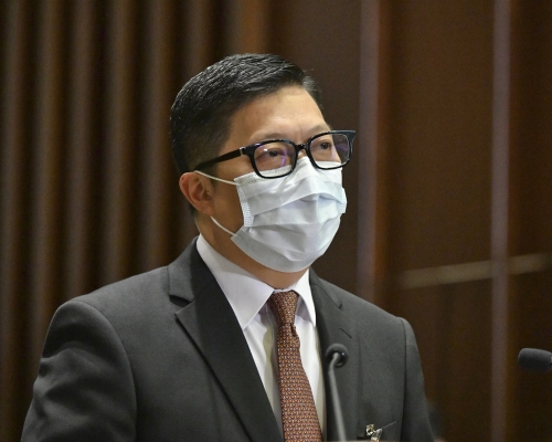 鄧炳強指,《香港國安法》的效果立竿見影。 資料圖片