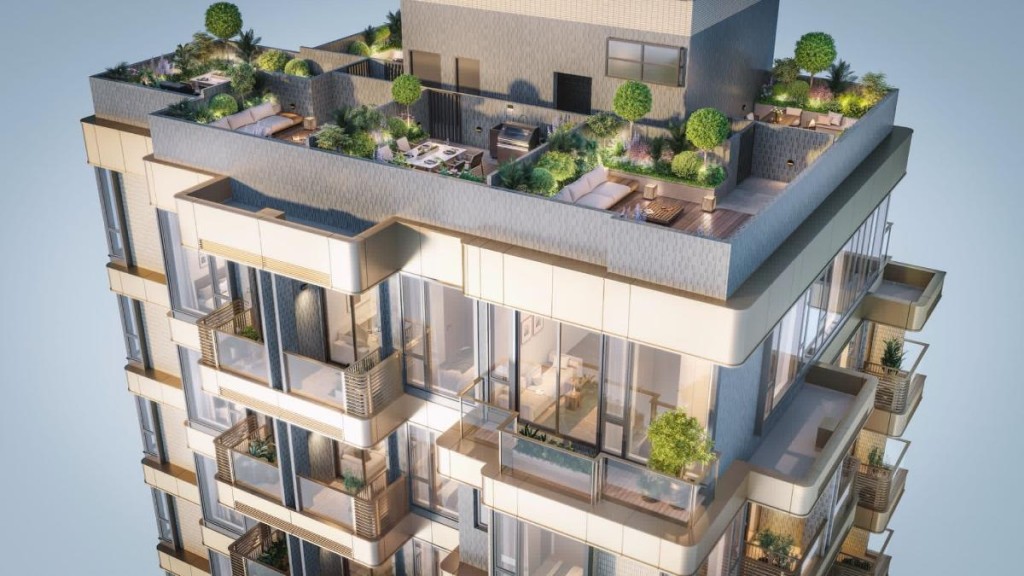 北映荟顶层特色户614万沽，造价创项目新高。