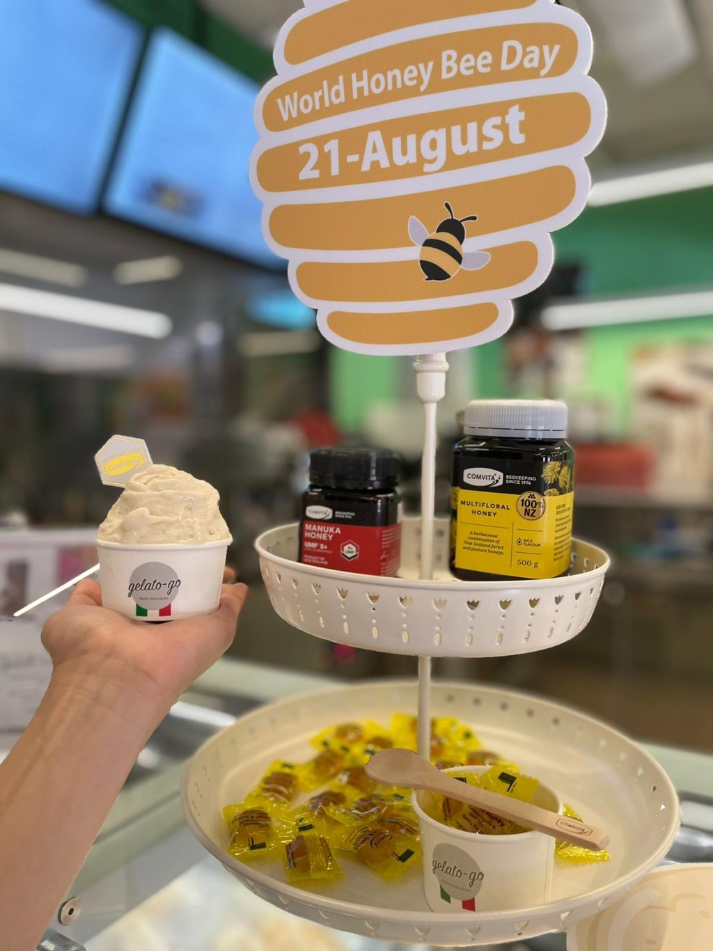 COMVITA联乘Gelato-go 带来季节限定柠檬茶+森林野花蜜意式雪糕。