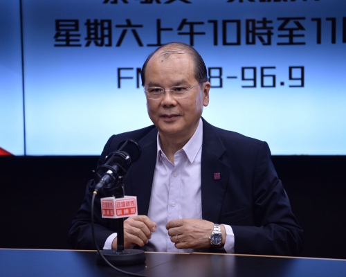 張建宗強調政府持開放態度,會接觸不同政治光譜和理念的年輕人。