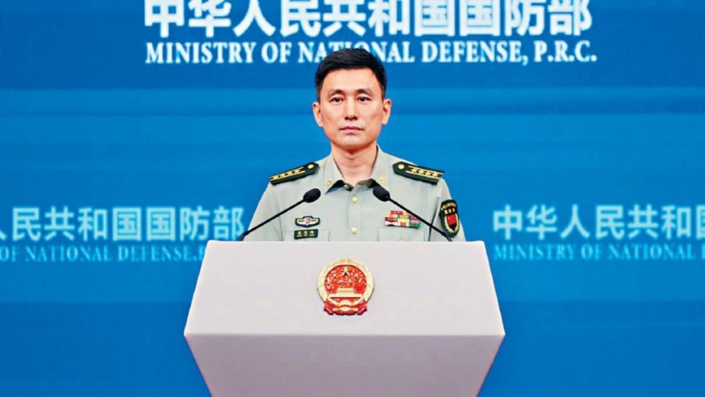 國防部批評菲方一再拉攏域外勢力興風作浪,破壞地區安全穩定。