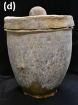 裝着甕的鉛容器。 Journal of Archaeological Science: Reports