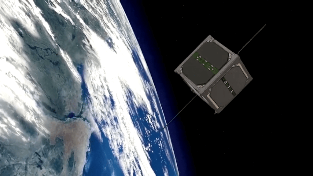 「LignoSat」设想图。（路透社）