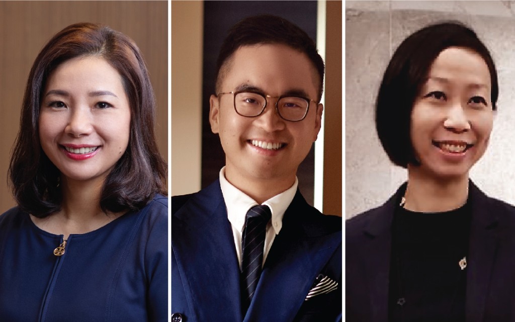 （左起） 黃少媚、鄭志剛、趙慧嫻。