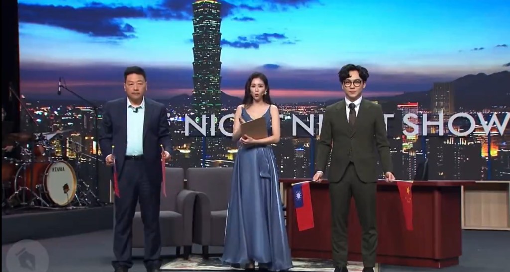 前央视记者王志安在台湾脱口秀上，发表涉嫌歧视残疾人士的言论。影片截图