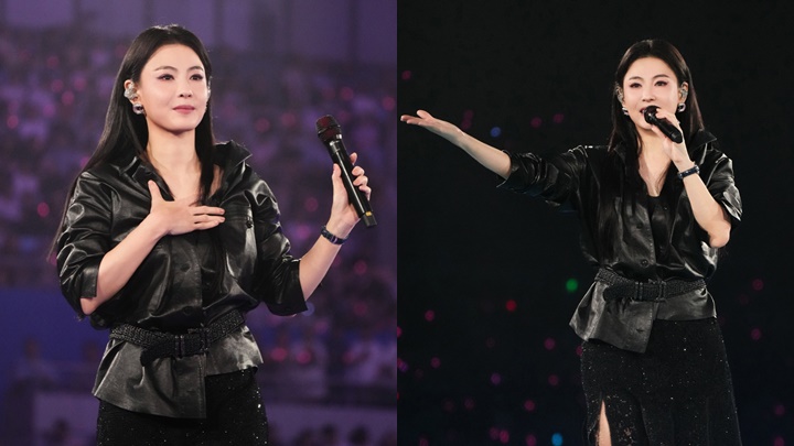 张柏芝北京「冰丝带」唱广东歌  沙哑声俘虏乐迷获赞转音掀回忆杀
