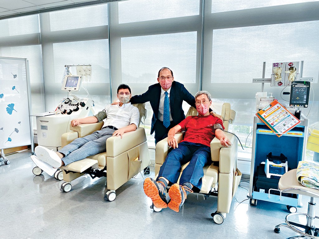 李卓廣表示，期望透過血液，將捐血者的愛心帶給病人。