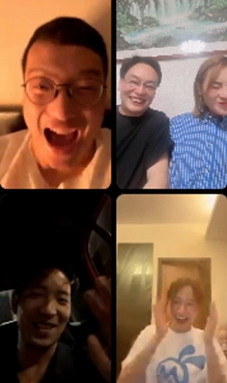 Matthew和關爸爸首次網上會面。