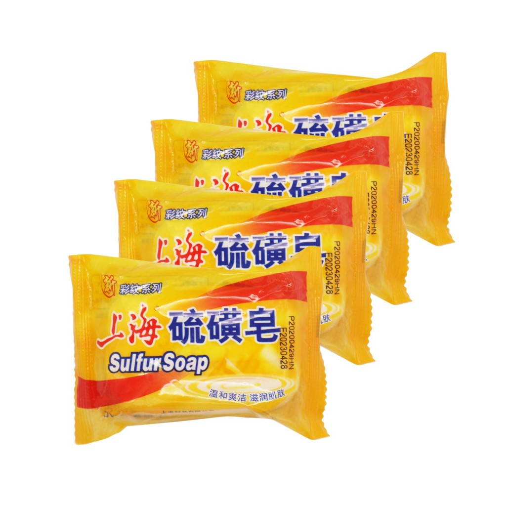 上海硫磺皂已拒絕模仿食番梘促銷，因其產品真的含有硫磺。網圖