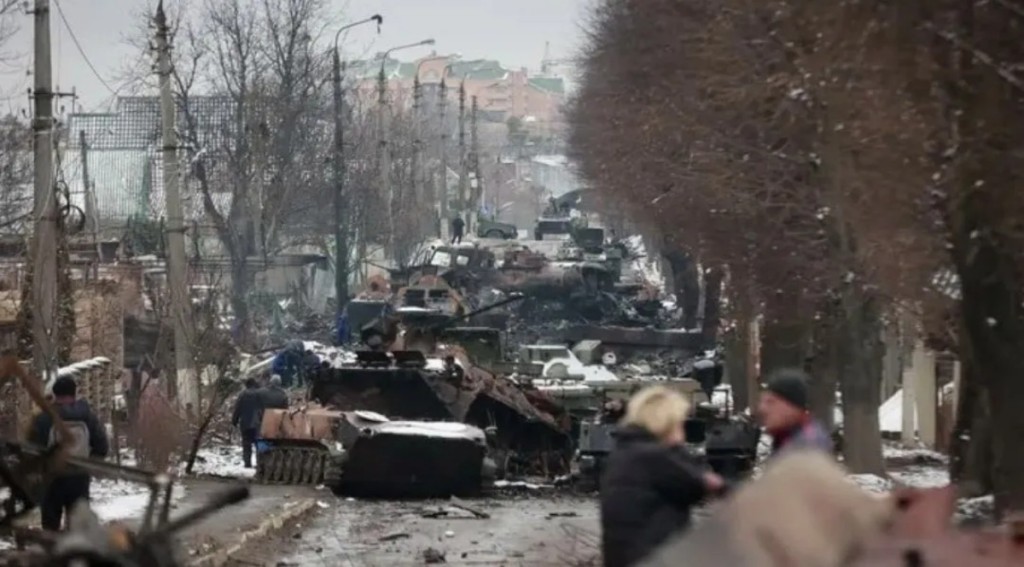 俄羅斯攻烏以來已破壞烏克蘭多個城市。AP