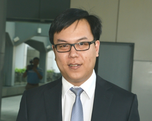 代表律政司的大律師鮑進龍。資料圖片