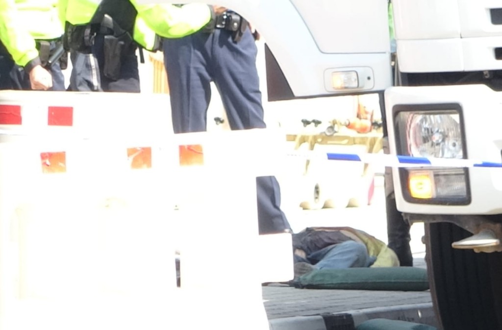 女工當場死亡。 林思明攝